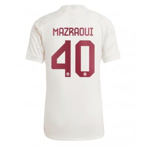 Bayern Munich Noussair Mazraoui #40 Rezervni Dres 2023-24 Kratak Rukavima